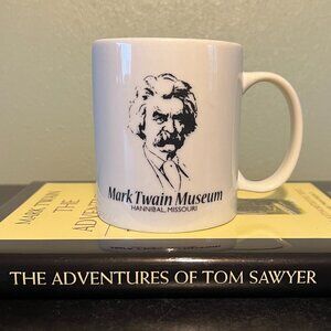 Mark Twain Museum Souvenir Ceramic Mug w/ Quote ~ Hannibal, Missouri ~ Author